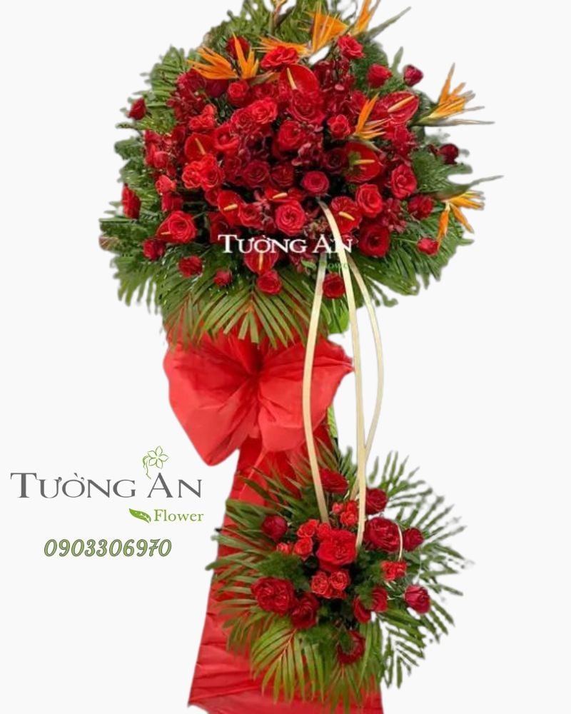  Kệ Hoa Chúc Mừng Khai Trương - B489 
