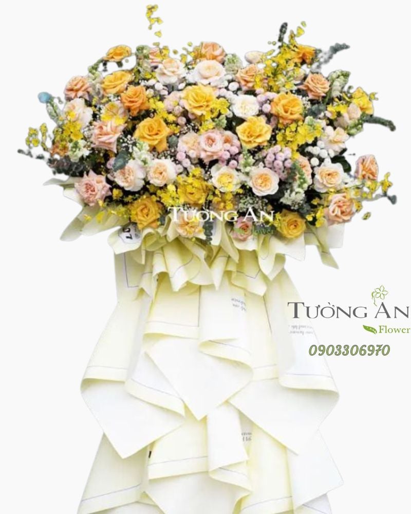  Kệ Hoa Chúc Mừng Ngày Công An - B527 