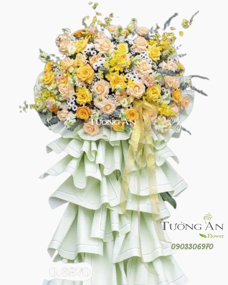  Kệ Hoa Chúc Mừng Ngày Doanh Nhân - B512 