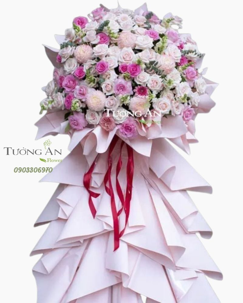  Kệ Hoa Chúc Mừng Ngày Thành Lập - B529 