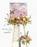  Kệ Hoa Chúc Mừng Nghệ Thuật - B484 