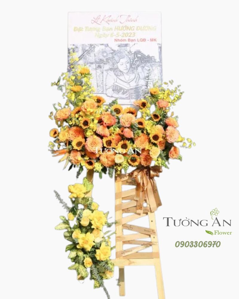  Kệ Hoa Chúc Mừng Thiết Kế - B446 