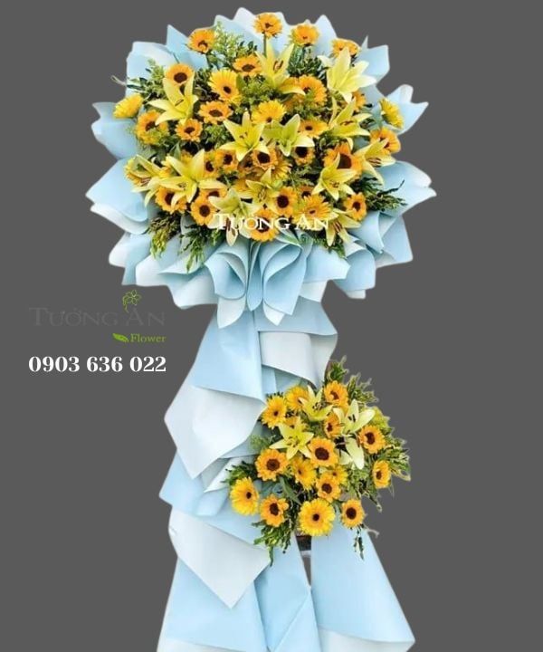  Kệ Hoa Chúc Mừng Hội Nghị 2 Tầng - B464 