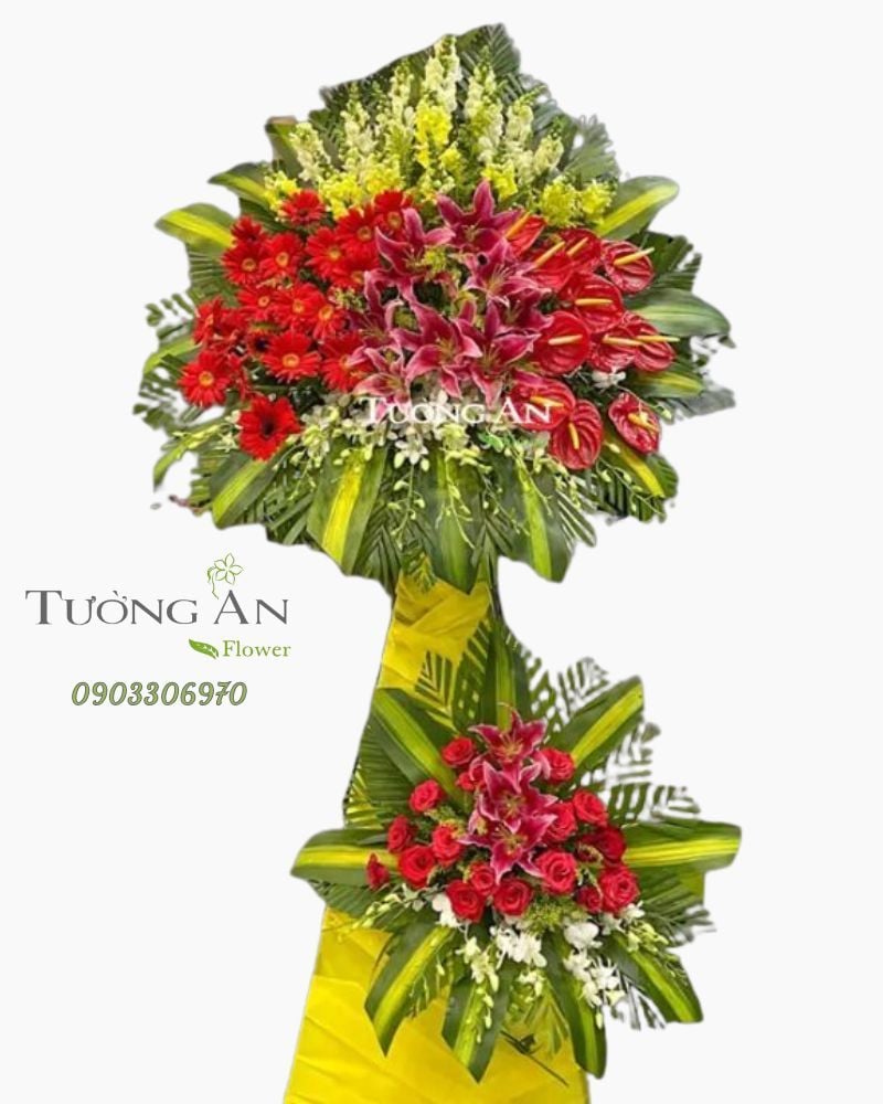  Kệ Hoa Chúc Mừng Tổng Kết - B494 