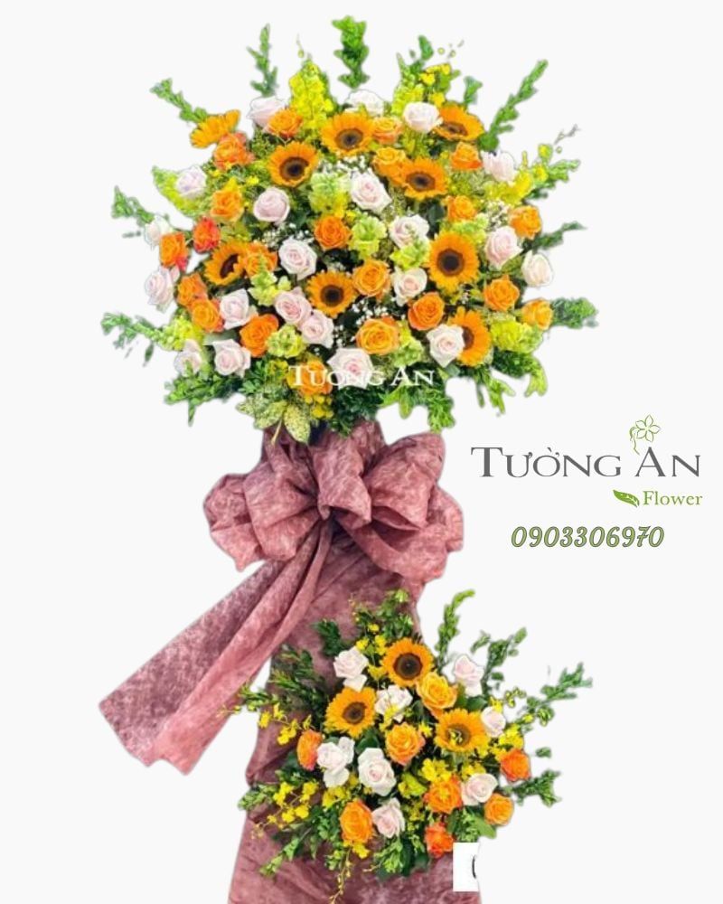  Kệ Hoa Chúc Mừng Tươi Sáng - B495 