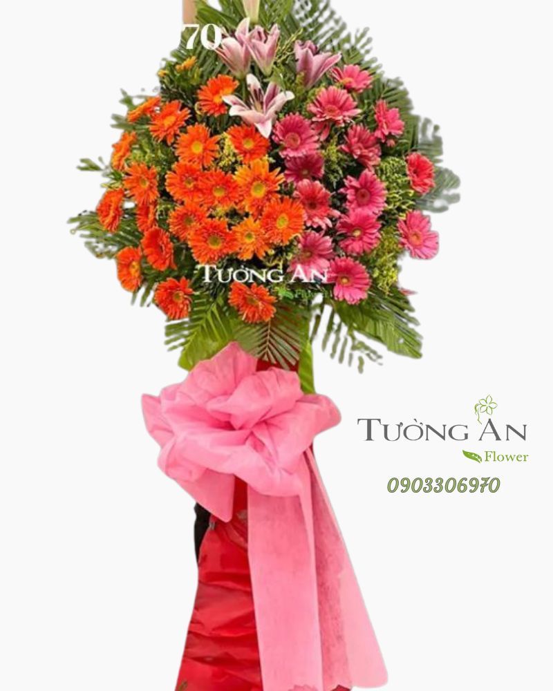  Kệ Hoa Đồng Tiền Mừng Khai Trương - B504 