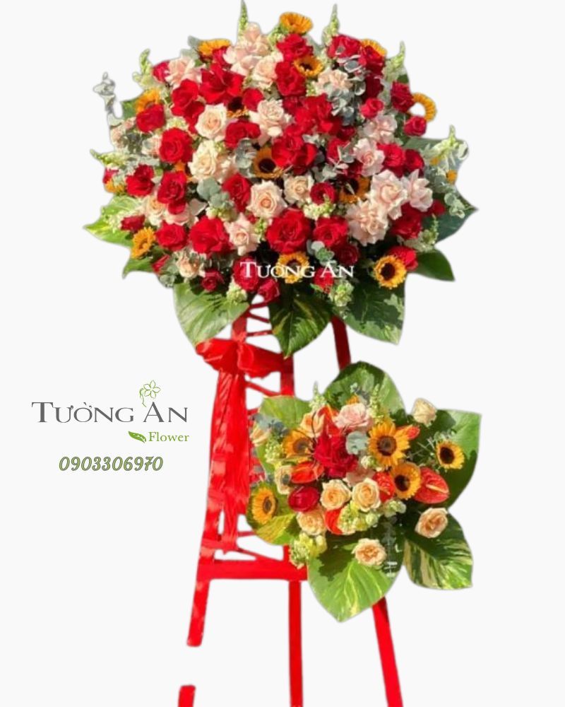  Kệ Hoa Khai Trương 2 Tầng - B475 