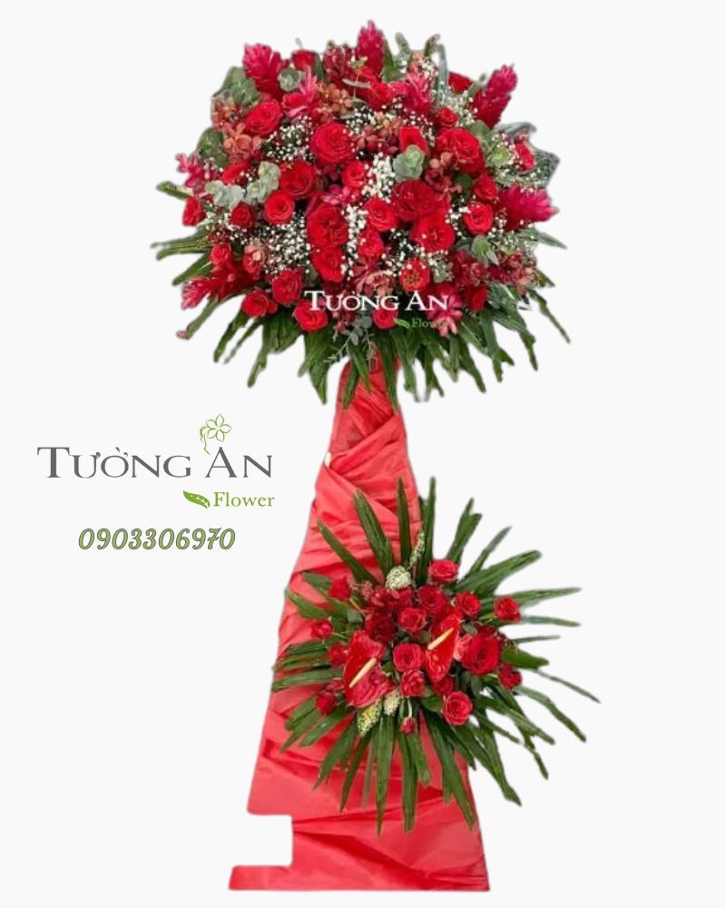  Kệ Hoa Mừng Khai Trương Phát Lộc - B480 