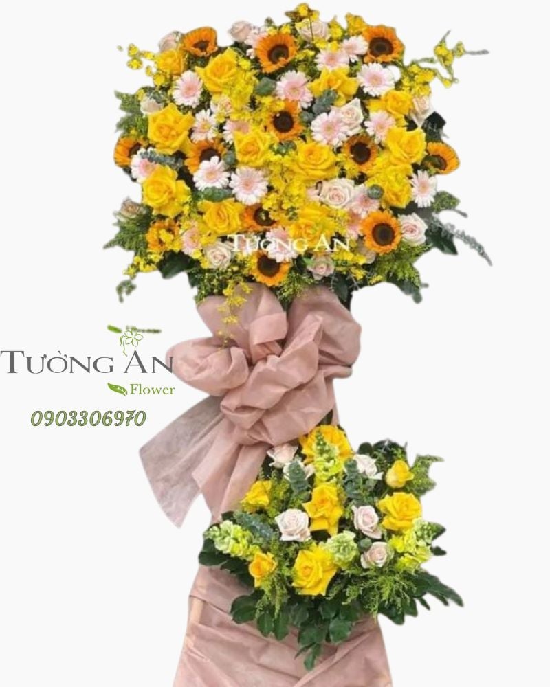  Kệ Hoa Mừng Ngày Thành Lập Công Ty - B492 