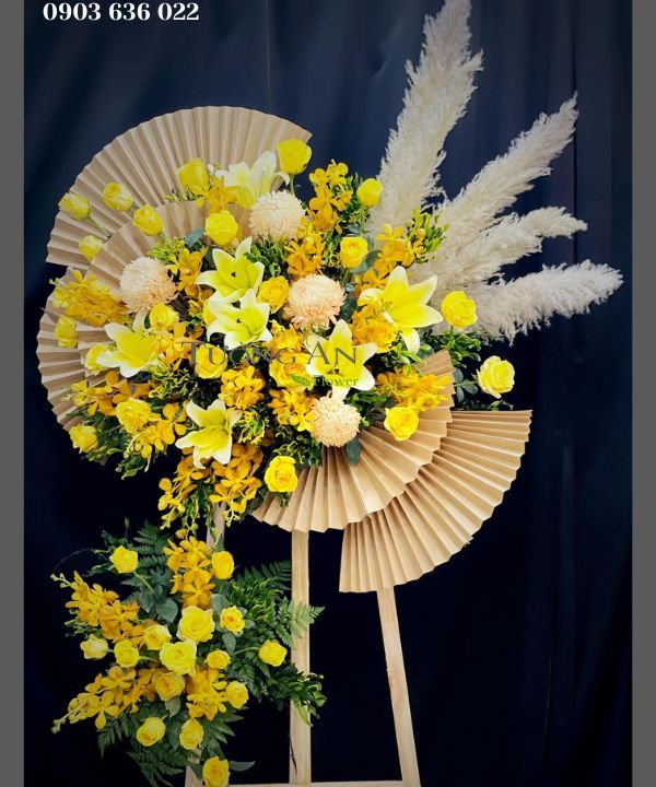  Kệ Hoa Vàng Son Khai Lộc - MM23 