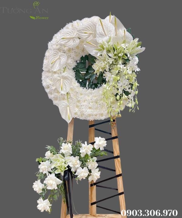  Vòng Hoa Dáng Hoa Kính Tiễn - MM22 