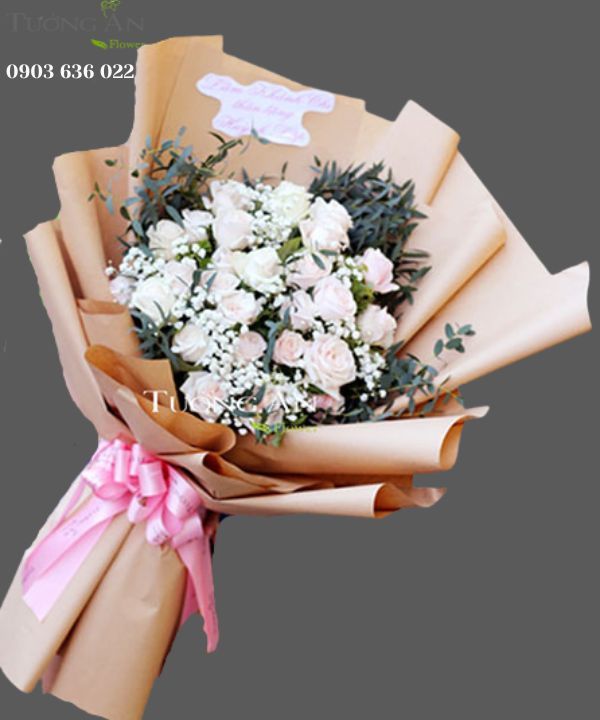  Bó Hoa Mây Hồng - S532 