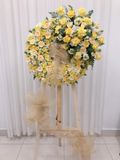  Vòng Hoa Sắc Vàng Kính Tiễn - MM74 
