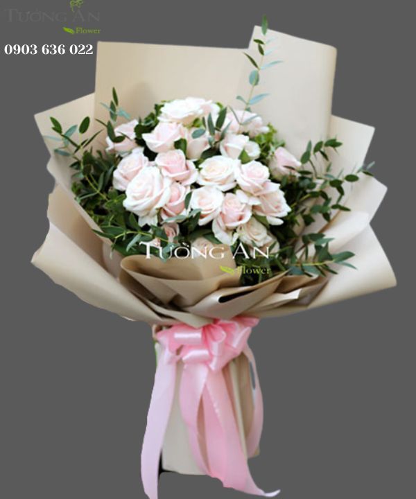  Bó Hoa Môi Hồng - S388 