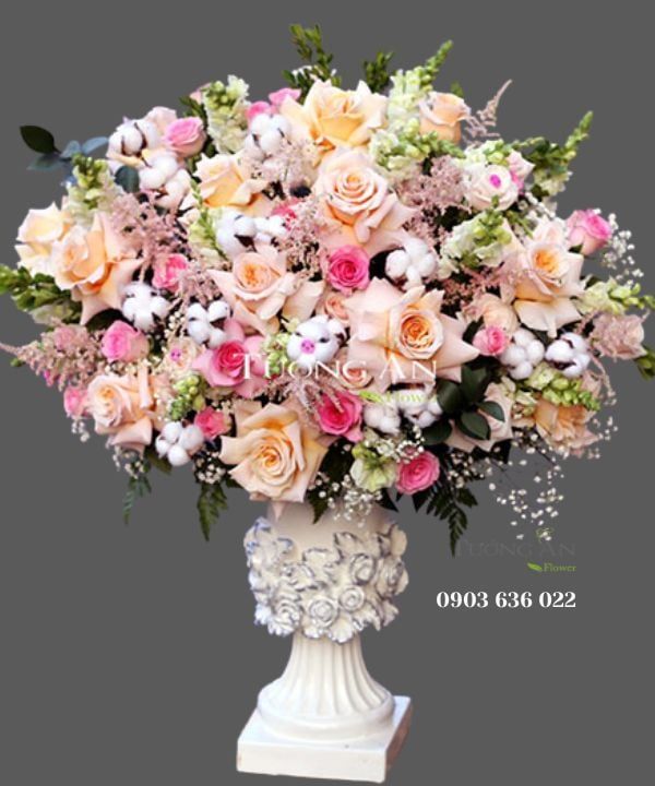  Bình Hoa Nắng Hồng - S739 