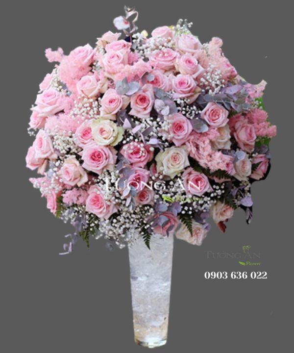  Bình Hoa Ngày Hồng Tươi - S737 