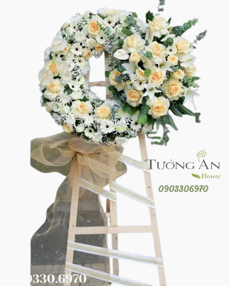  Vòng Hoa Tang Lễ - B351 