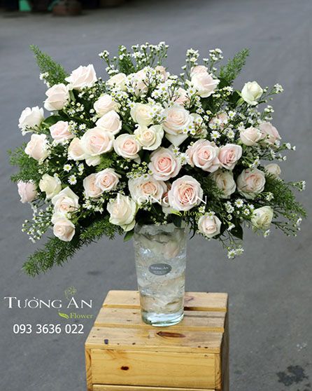  Bình Hoa Thiệp Hồng - S248 