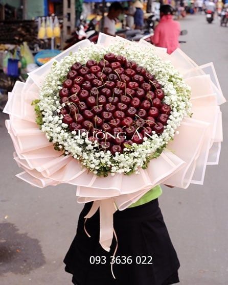  Bó Hoa Trái Cây Cherry - S463 
