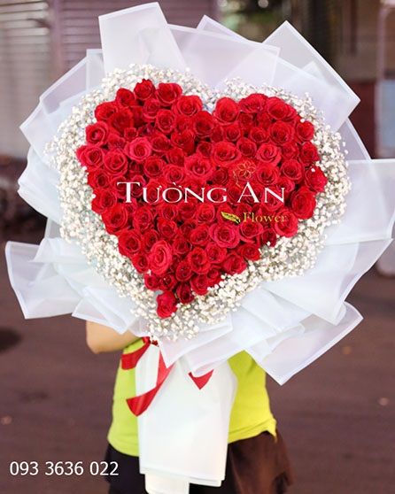 Bó Hoa Trái Tim Tình Yêu