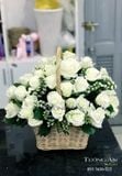  Giỏ Hoa viếng Cô Sáu - S637 