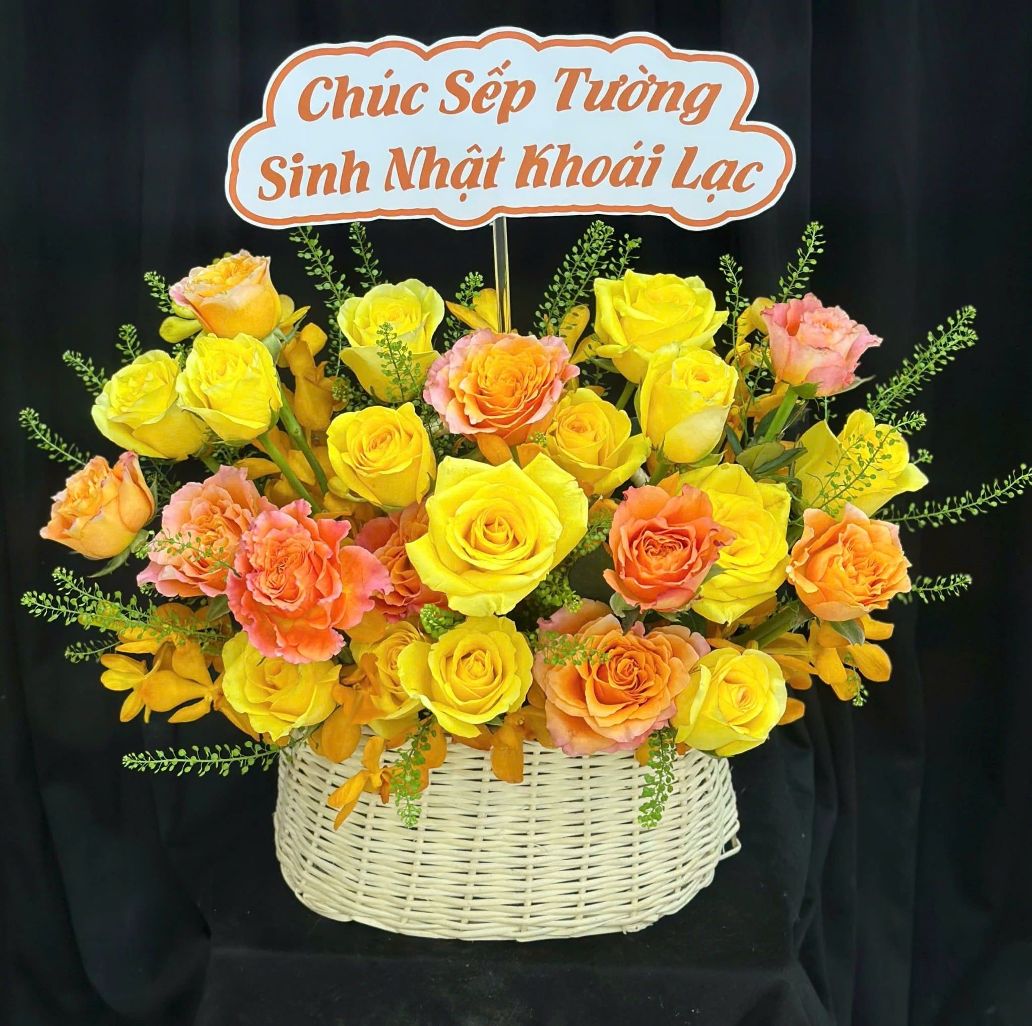  Giỏ Hoa Nắng Mật Ngọt- GH22 