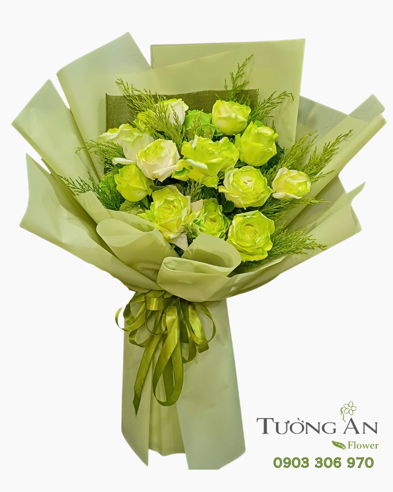  Bó Hoa Mầm Xanh Thịnh Vượng - HBD123 
