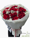  Bó Hoa Hồng Đỏ Nồng Say - HBT52 