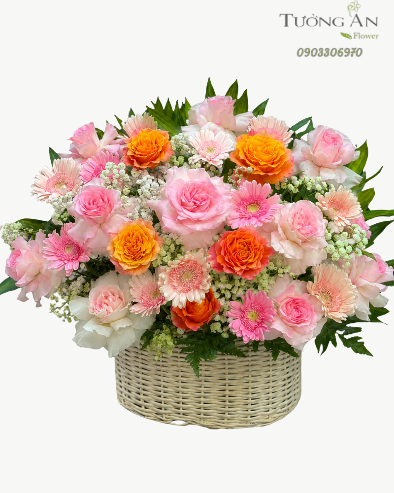  Giỏ Hoa Nắng Dịu Ngọt Ngào - GH23 