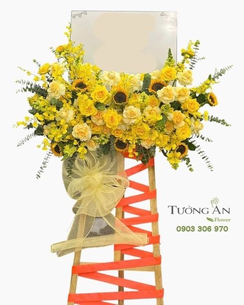 Kệ Tranh Hoa Chúc Mừng Hướng Dương Khải Hoàn - KTH04