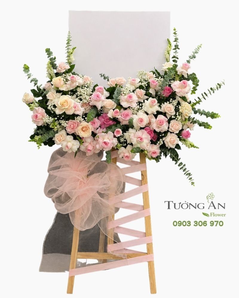  Kệ Tranh Hoa Chúc Mừng Mộng Hoa Thanh Tú - KTH03 