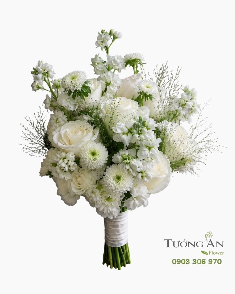  Bó Hoa Cưới Nắm Lấy Tay Anh - HC40 