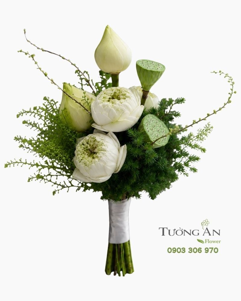  Bó Hoa Cưới Thuần Khiết - BHC02 