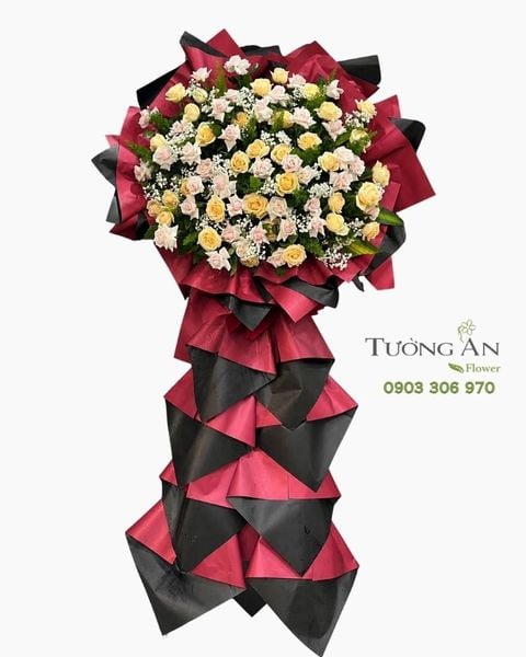  Hoa Chúc Mừng  Sang Trọng Khởi Sắc - HCM79 