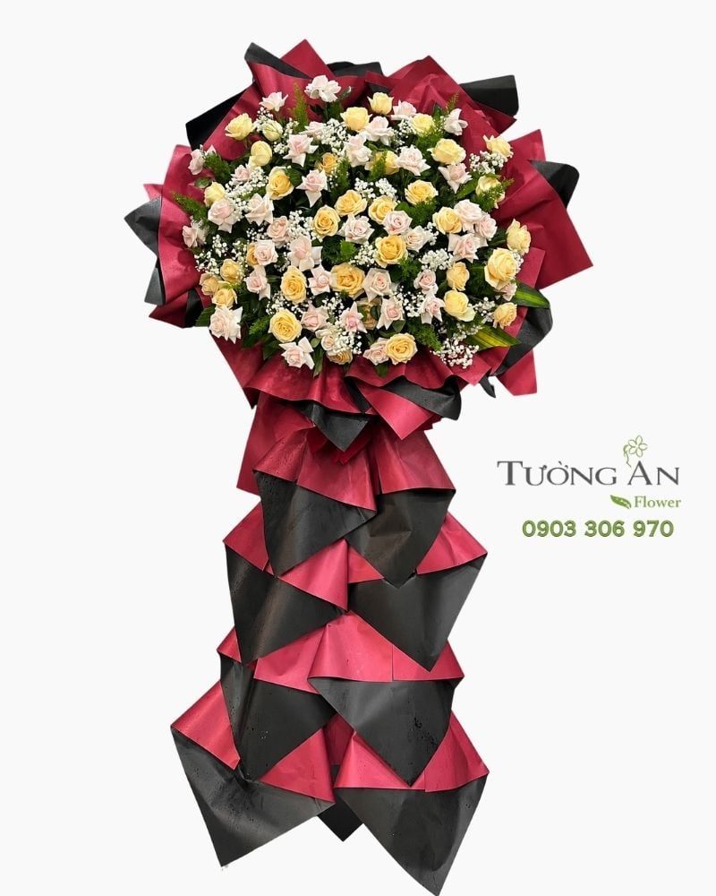  Hoa Chúc Mừng  Sang Trọng Khởi Sắc - HCM79 