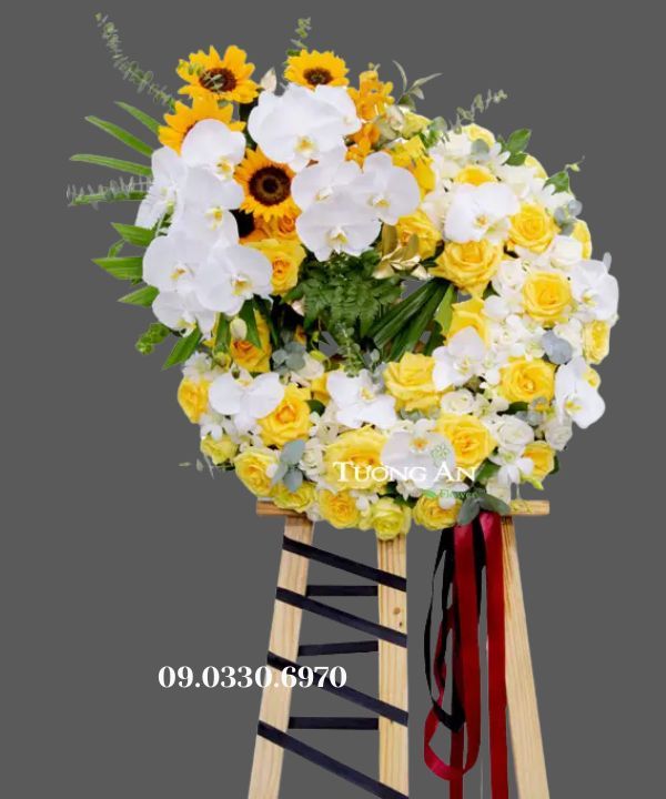  Vòng Hoa Thành Kính Phân Ưu - B327 