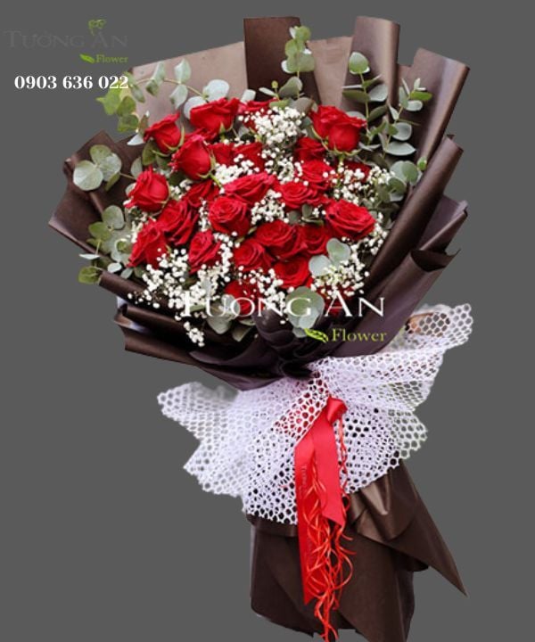  Bó Hoa Tình Nồng Thắm - S553 