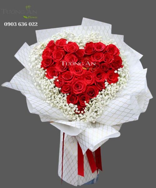 Bó Hoa Trái Tim Yêu