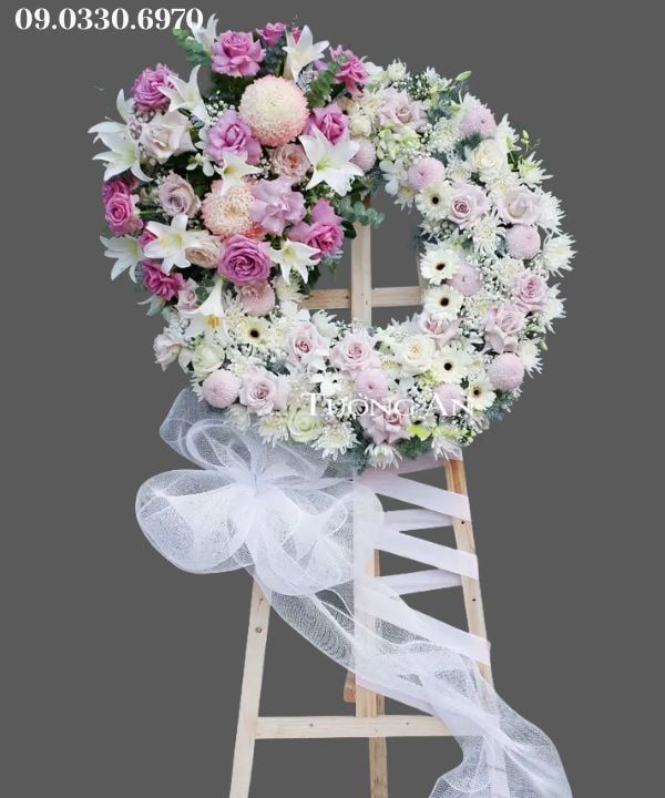  Vòng Hoa Vô Cùng Thương Tiếc - B359 