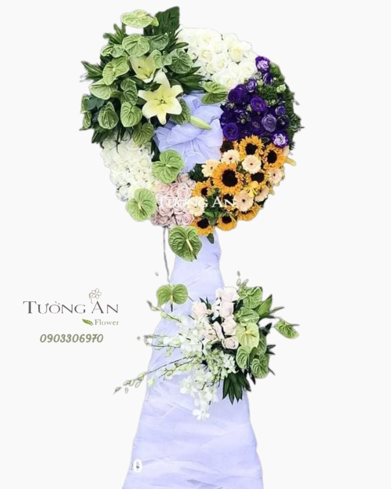  Vòng Hoa Chia Buồn - B291 