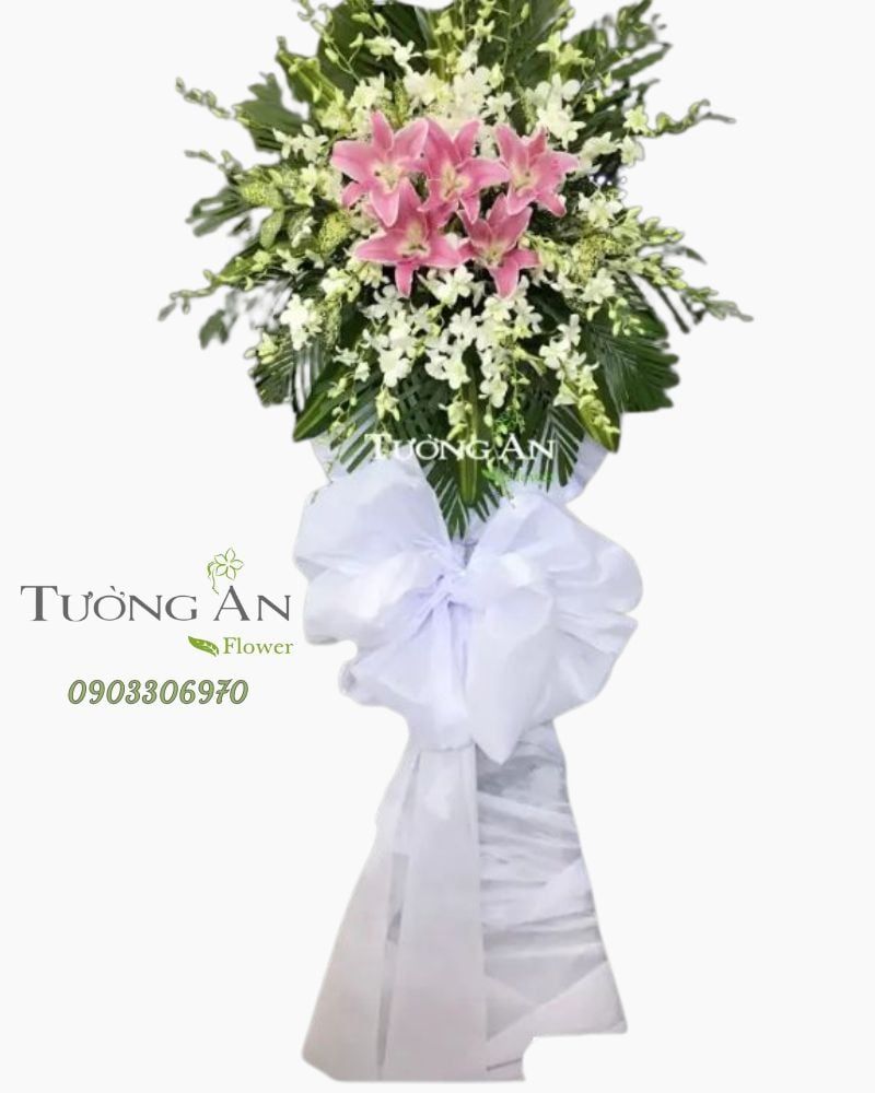  Vòng Hoa Chia Buồn Giá Rẻ - B236 