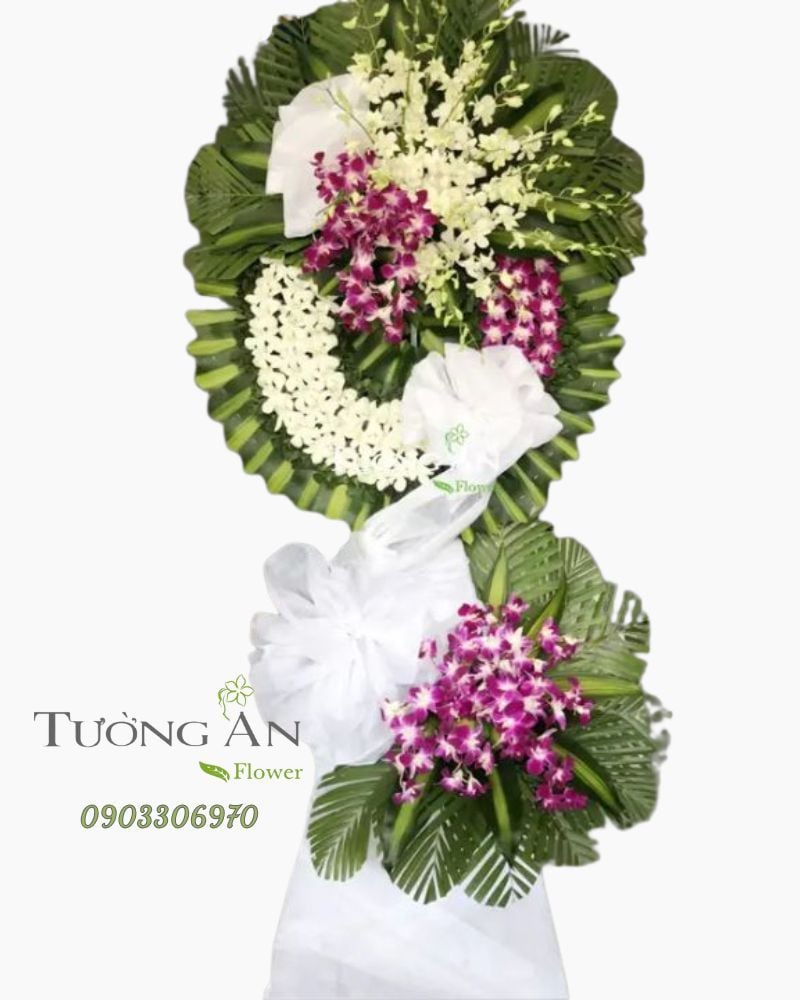  Vòng Hoa Đám Ma 2 Tầng - B229 