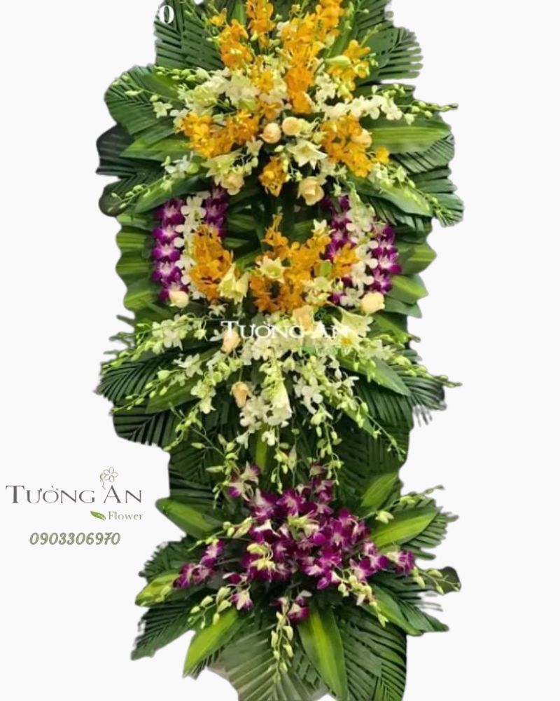  Vòng Hoa Đám Ma - B266 