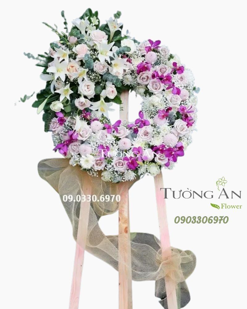  Vòng Hoa Đám Tang - B352 