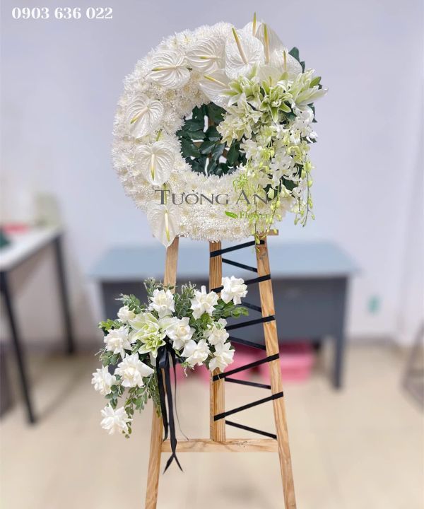  Vòng Hoa Dáng Hoa Kính Tiễn - MM22 