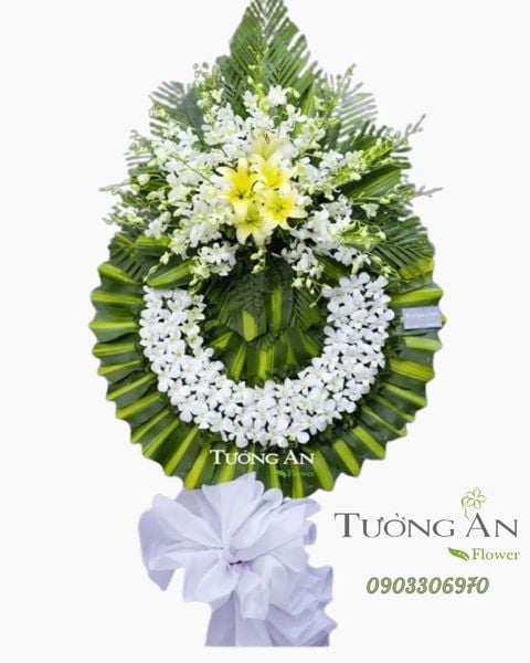 Vòng Hoa Hoa Chia Buồn Tang Gia - B282 – Hoa Tươi Tường An