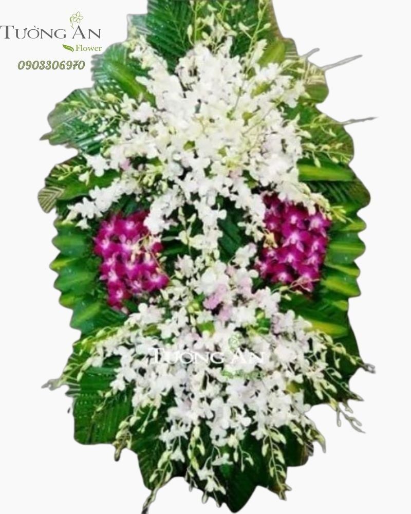  Vòng Hoa Phúng Điếu - B210 