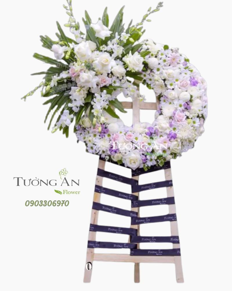  Vòng Hoa Phúng Điếu - B310 