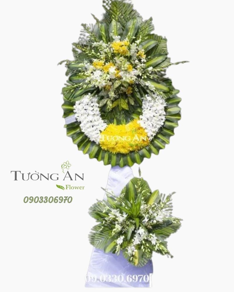  Vòng Hoa Phúng Viếng - B280 