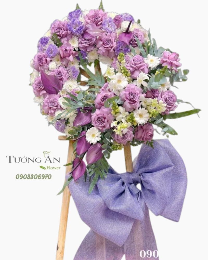  Vòng Hoa Sắc Tím Vĩnh Hằng - MM20 